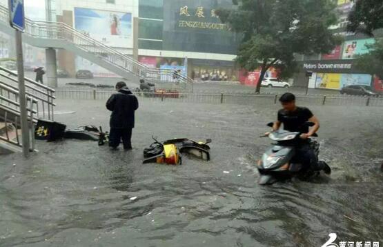 晋城发布暴雨橙色预警